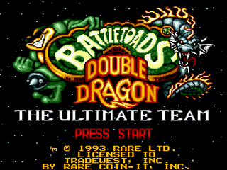 Battletoads and Double Dragon The Ultimate Team screenshot 2 for Sega Genesis